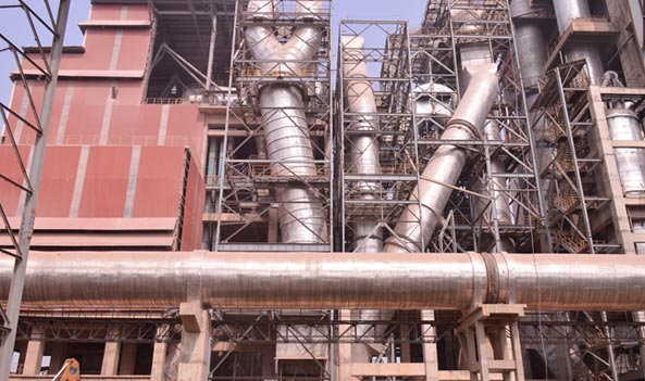 Ducting complex of raw grinding mill