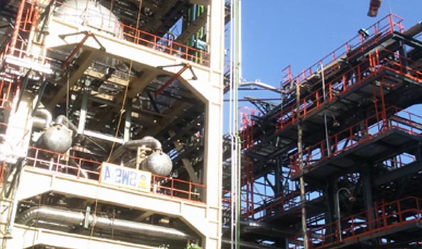 BPCL Mahul, CDU4, Civil structural works