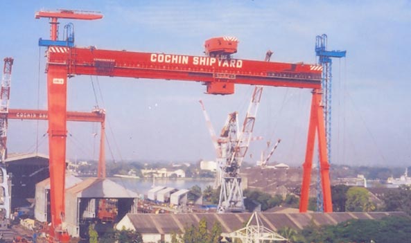 Goliath Crane, Cochin shipyard