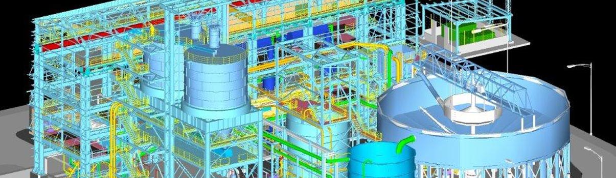 3D image of S K Mines Paste Fill Plant